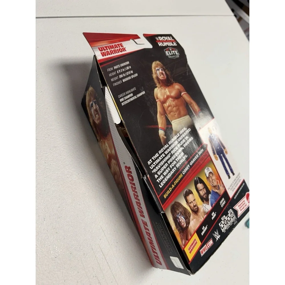 ULTIMATE WARRIOR WWE Mattel Elite Collection Royal Rumble 2026 New Bx Dmg